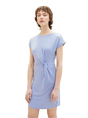 TOM TAILOR Denim Damen 1036600 Jerseykleid mit Knotendetail, 12819-Parisienne Blue, XXL TOM TAILOR Denim Damen 1036600 Jerseykleid mit Knotendetail, 12819-Parisienne Blue, XXL von TOM TAILOR Denim