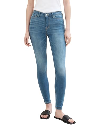 Tom Tailor Denim Damen Nela Extra Skinny Jeans, 10118 - Used Light Stone Blue Denim, S/32 von TOM TAILOR Denim