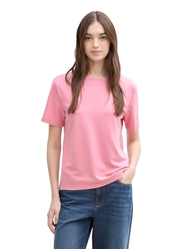 TOM TAILOR Denim Damen 1041160 T-Shirt, 36321-Light Dusty Pink, Large TOM TAILOR Denim Damen 1041160 T-Shirt, 36321-Light Dusty Pink, Large von TOM TAILOR Denim