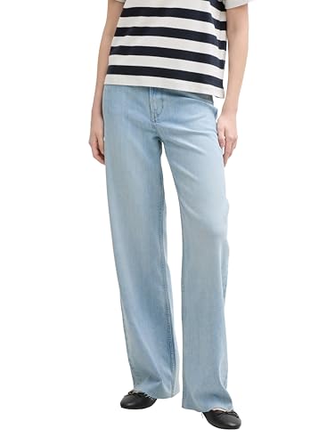 Tom Tailor Basic T-Shirt, Mystical Blue, S von TOM TAILOR Denim