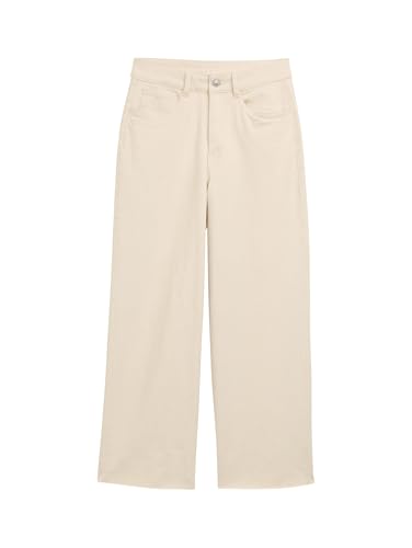TOM TAILOR Denim Damen 1045652 Jeans Culotte, 22569-Unbleached Natural Bull Denim, L TOM TAILOR Denim Damen 1045652 Jeans Culotte, 22569-Unbleached Natural Bull Denim, L von TOM TAILOR Denim