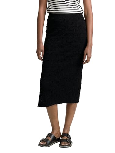 TOM TAILOR Denim Damen 1046675 Mini Rock, 14482-Deep Black, M von TOM TAILOR Denim