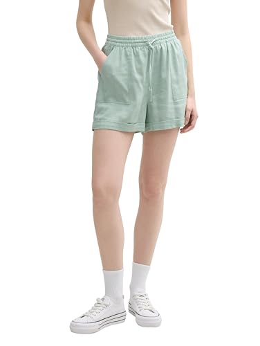 TOM TAILOR Denim Damen 1046843 Bermuda Shorts, 13632 - Fresh Mint Green, M EU von TOM TAILOR Denim