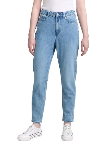 TOM TAILOR Denim Damen 1047934 Mom Fit Jeans, 10113-Clean Mid Stone Blue Denim, 29 von TOM TAILOR Denim