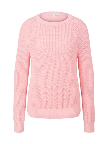 TOM TAILOR Denim Damen Basic Pullover 1033306, 19765 - Soft Pink, XXL von TOM TAILOR Denim