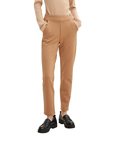 TOM TAILOR Denim Damen Basic Stoffhose 1034180, 30729 - Cinnamon Brown, XS von TOM TAILOR Denim