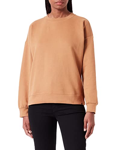 TOM TAILOR Denim Damen Basic Sweatshirt 1034510, 27474 - Soft Camel, M von TOM TAILOR Denim