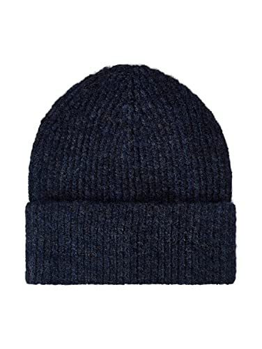 TOM TAILOR Denim Damen Beanie Mütze 1033066, 10591 - Dark Blue Melange, ONESIZE von TOM TAILOR Denim