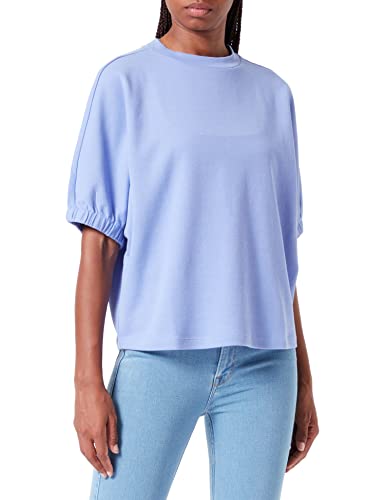 TOM TAILOR Denim Damen Boxy T-Shirt 1032814, 30029 - Calm Lavender, M von TOM TAILOR Denim