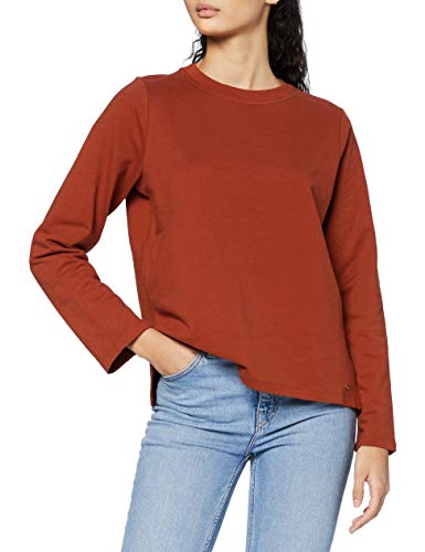 TOM TAILOR Denim Damen Cozy Pullover, 13053-Rust Orange, M von TOM TAILOR Denim