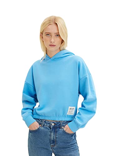 TOM TAILOR Denim Damen Cropped Hoodie Sweatshirt von TOM TAILOR Denim