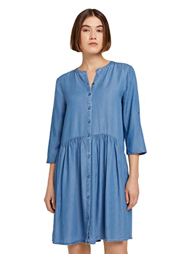 TOM TAILOR Denim Damen Tencel Jeanskleid TOM TAILOR Denim Damen Tencel Jeanskleid von TOM TAILOR Denim