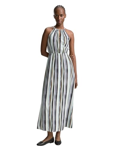 TOM TAILOR Denim Damen 1046703 Kleid, 37994-Watercolor Stripe, XL von TOM TAILOR Denim