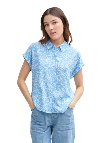TOM TAILOR Denim Damen 1047035 Bluse, 38267-Small Flower Print, M von TOM TAILOR Denim