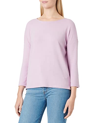 TOM TAILOR Denim Damen Langarmshirt mit Schleife 1034339, 28995 - Soft Mauve, L von TOM TAILOR Denim