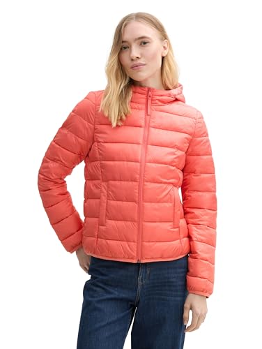 TOM TAILOR Denim Damen Lightweight Steppmantel mit Kapuze,10395 - Porcelain Coral, XXL TOM TAILOR Denim Damen Lightweight Steppmantel mit Kapuze,10395 - Porcelain Coral, XXL von TOM TAILOR Denim