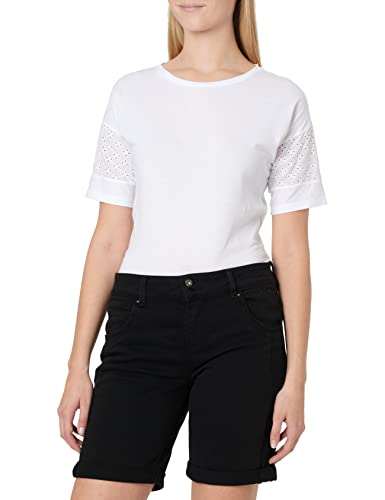 TOM TAILOR Denim Damen Lina Bermuda Shorts 1032650, 14482 - Deep Black, S TOM TAILOR Denim Damen Lina Bermuda Shorts 1032650, 14482 - Deep Black, S von TOM TAILOR Denim