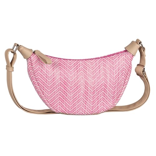 TOM TAILOR Denim Liriel Summer Damen Umhängetasche Crossbody Bag Mittelgroß Rosa von TOM TAILOR Denim