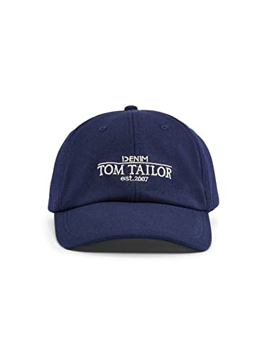 TOM TAILOR Denim Damen Logo Cap 1033075, 10786 - Indigo Ink Blue, ONESIZE von TOM TAILOR Denim