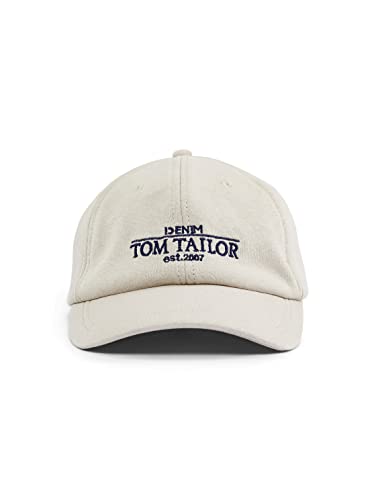 TOM TAILOR Denim Damen Logo Cap 1033075, 30026 - Cloud Grey, ONESIZE von TOM TAILOR Denim