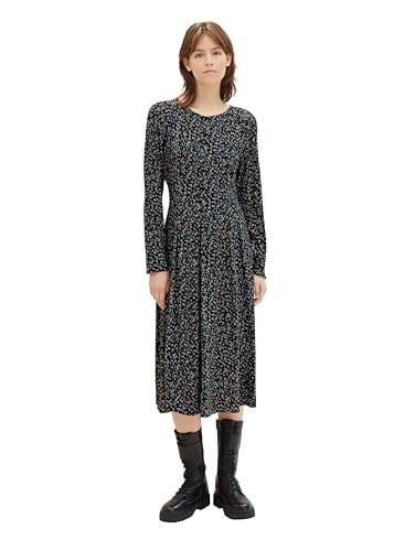 TOM TAILOR Denim Damen Midi-Kleid , multicolor flower print, M von TOM TAILOR Denim