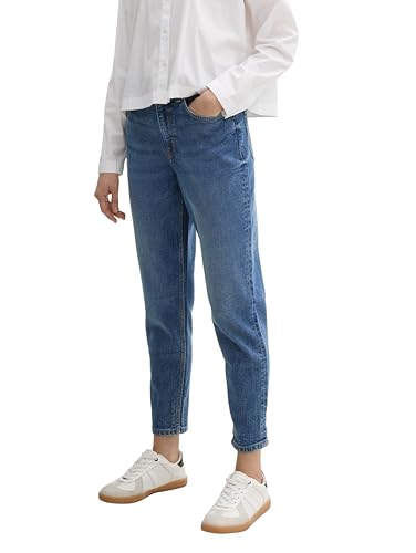 TOM TAILOR Denim Damen Mom Fit Jeans, 10113 - Clean Mid Stone Blue Denim, 27 TOM TAILOR Denim Damen Mom Fit Jeans, 10113 - Clean Mid Stone Blue Denim, 27 von TOM TAILOR Denim