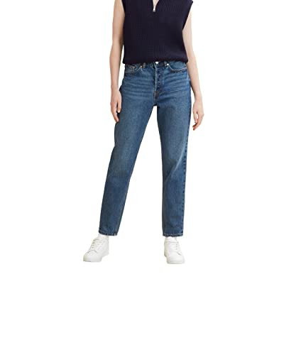 TOM TAILOR Denim Damen Mom Fit Jeans 1032693, 10113 - Clean Mid Stone Blue Denim, 26 von TOM TAILOR Denim