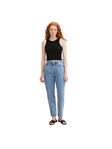 TOM TAILOR Denim Damen Mom Fit Jeans 1034626, 10280 - Light Stone Wash Denim, 26 von TOM TAILOR Denim