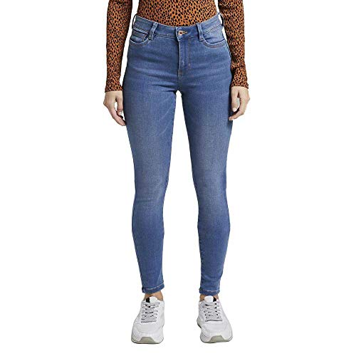 TOM TAILOR Denim Damen Nela Exra Skinny Shaping Jeggings 1016456, 10119 - Used Mid Stone Blue Denim, 27W / 30L von TOM TAILOR Denim