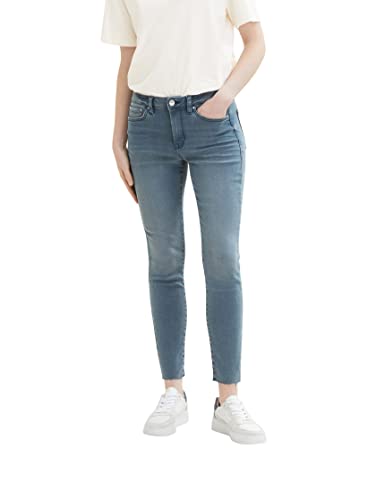 TOM TAILOR Denim Damen Nela Extra Skinny Jeans 1034174, 10162 - Mid Stone Blue Grey Denim, 29 von TOM TAILOR Denim