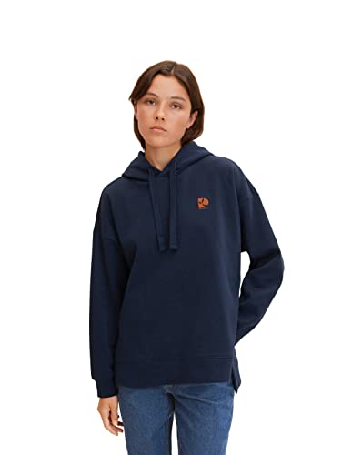 TOM TAILOR Denim Damen Oversied Hoodie 1033617, 10668 - Sky Captain Blue, L von TOM TAILOR Denim