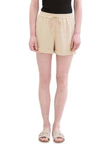 TOM TAILOR Denim Damen Relaxed Fit Shorts, bisque, XL TOM TAILOR Denim Damen Relaxed Fit Shorts, bisque, XL von TOM TAILOR Denim
