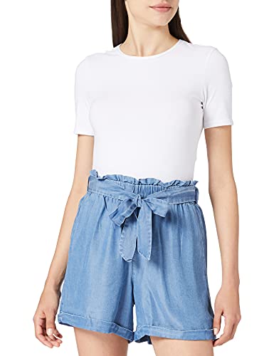 TOM TAILOR Denim Damen Relaxed Shorts 1026331, 10118 - Used Light Stone Blue Denim, S von TOM TAILOR Denim