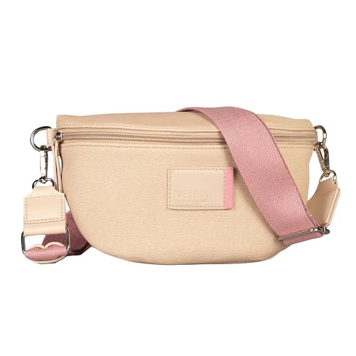 TOM TAILOR Denim Rosie Canvas Damen Gürteltasche Bauchtasche Klein Beige von TOM TAILOR Denim