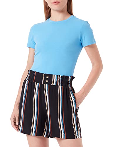 TOM TAILOR Denim Damen Stoff Bermuda Shorts 1031788, 29873 - Black Creme Stripe, XL TOM TAILOR Denim Damen Stoff Bermuda Shorts 1031788, 29873 - Black Creme Stripe, XL von TOM TAILOR Denim