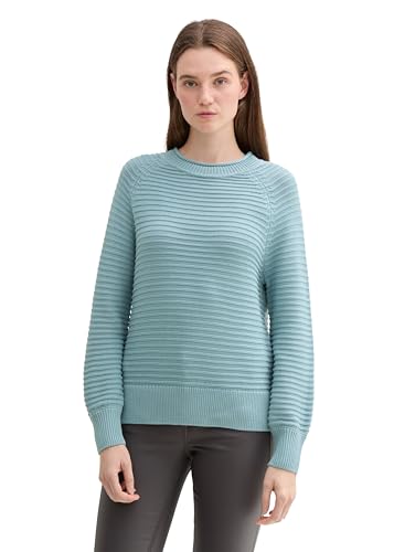 TOM TAILOR Denim Damen Strickpullover, 30838 - Tourmaline, L von TOM TAILOR Denim