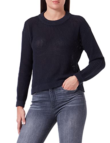 TOM TAILOR Denim Damen Strickpullover 1033046, 10668 - Sky Captain Blue, M von TOM TAILOR Denim