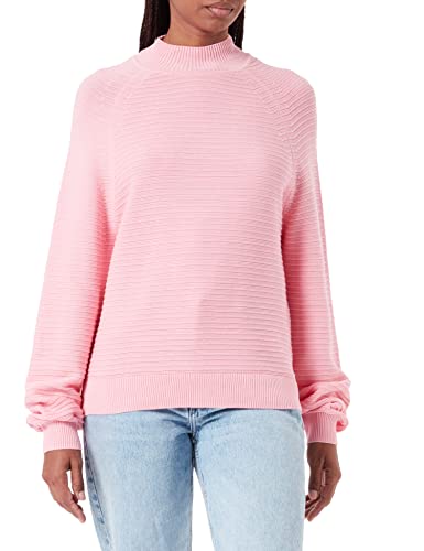 TOM TAILOR Denim Damen Strickpullover mit Struktur 1033055, 19765 - Soft Pink, XL von TOM TAILOR Denim