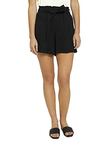 TOM TAILOR Denim Damen Weiche Shorts mit Lyocell 1027482, 14482 - Deep Black, L TOM TAILOR Denim Damen Weiche Shorts mit Lyocell 1027482, 14482 - Deep Black, L von TOM TAILOR Denim