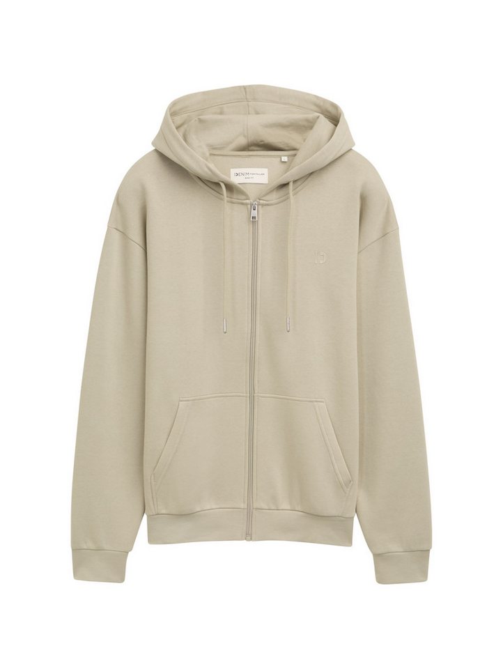 TOM TAILOR Denim Funktionsjacke Sweatjacke mit Logo-Print - Regular Fit von TOM TAILOR Denim