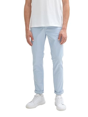 TOM TAILOR Denim Herren 1027694 Slim Chino Hose, 11270-Kentucky Blue, 34W x 34L von TOM TAILOR Denim