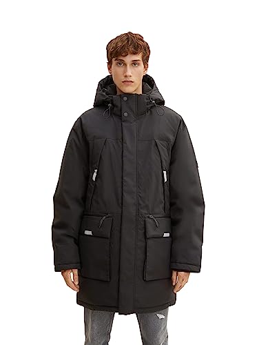 TOM TAILOR Denim Herren Artic Winterparka 1032436, 29999 - Black, S TOM TAILOR Denim Herren Artic Winterparka 1032436, 29999 - Black, S von TOM TAILOR Denim