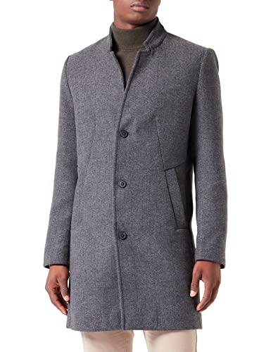 TOM TAILOR Denim Herren Modern Wollmantel 1032440, 30500 - Dark Grey Black Herringbone, XL TOM TAILOR Denim Herren Modern Wollmantel 1032440, 30500 - Dark Grey Black Herringbone, XL von TOM TAILOR Denim