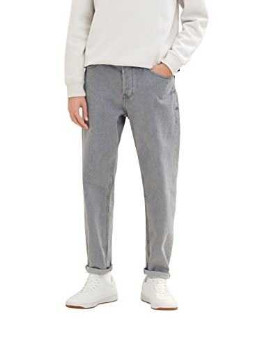 TOM TAILOR Denim Herren 1035797 Loose Fit Jeans, 10212-Clean Light Stone Grey Denim, 30W / 32L TOM TAILOR Denim Herren 1035797 Loose Fit Jeans, 10212-Clean Light Stone Grey Denim, 30W / 32L von TOM TAILOR Denim