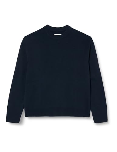 TOM TAILOR Denim Herren 1038265 Loose Fit Crew-Neck Strick-Pullover, 10668-sky Captain Blue, XL von TOM TAILOR Denim