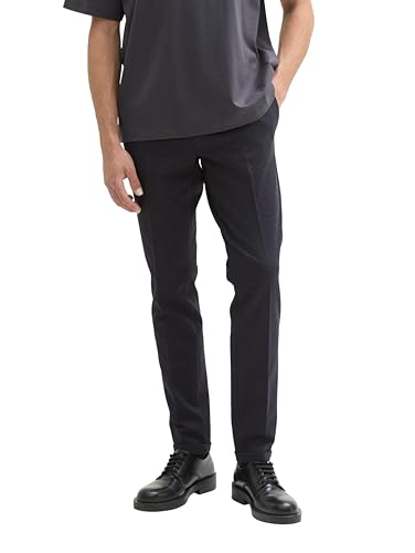 TOM TAILOR Denim Herren 1043618 Basic Jogginghose mit Print, 25925-Anthra Twill, M von TOM TAILOR Denim