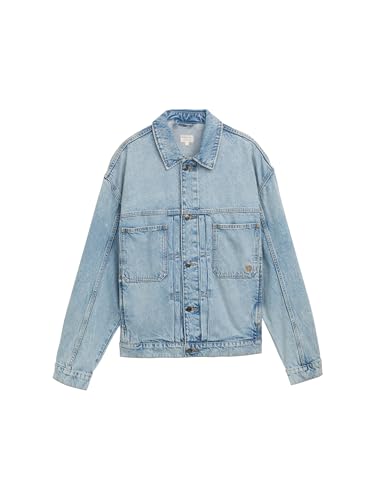 TOM TAILOR Denim Herren 1044984 Jeansjacke, 10118-Used Light Stone Blue Denim, L TOM TAILOR Denim Herren 1044984 Jeansjacke, 10118-Used Light Stone Blue Denim, L von TOM TAILOR Denim