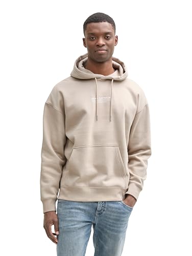 TOM TAILOR Denim Herren 1045580 Sweatshirt, 11754-Light Dove Grey, S von TOM TAILOR Denim