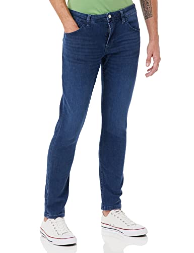 TOM TAILOR Denim Herren Adean Straight Jeans 1033667, 10119 - Used Mid Stone Blue Denim, 27W / 30L von TOM TAILOR Denim