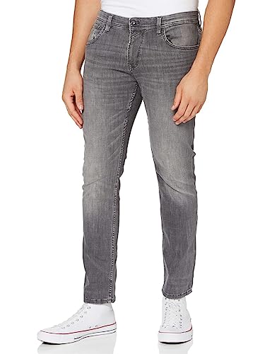 TOM TAILOR Denim Herren Jeans 10622022 Aedan Straight, 10219 - Used Mid Stone Grey Denim, 31W / 34L von TOM TAILOR Denim